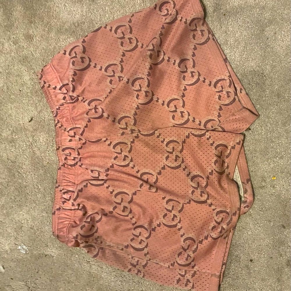 Pink Gucci shorts